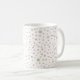 Erica Confetti Watercolor Dots Classic Tasse