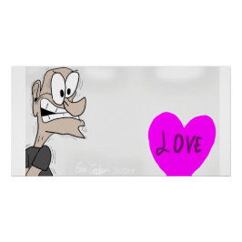 Erica Crooks Comics - Man fearing love Poster