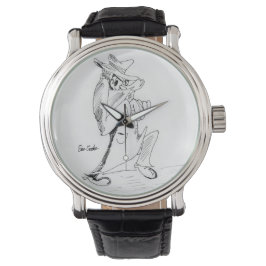 Erica Crooks Comics - sneaky villain man Armbanduhr