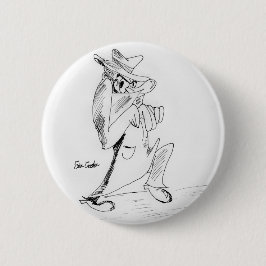 Erica Crooks Comics - sneaky villain man Button