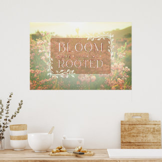 Erica Range Poster - Bloom wo Sie gewurzelt sind