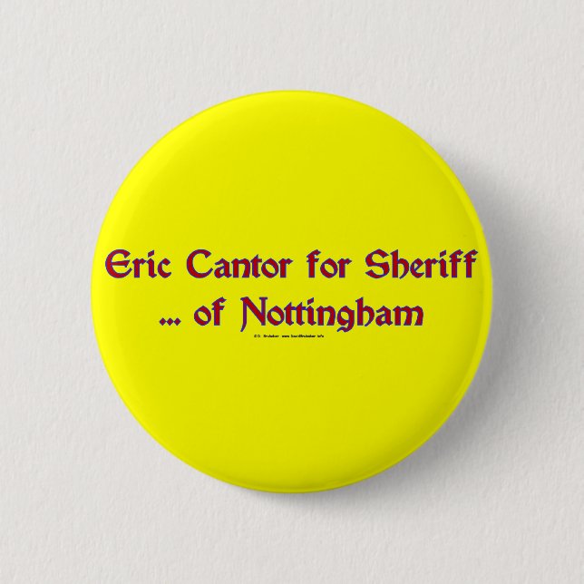 EricCantorSheriff Button (Vorderseite)