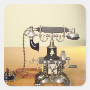 Ericsson Telefon, 1890 Quadratischer Aufkleber