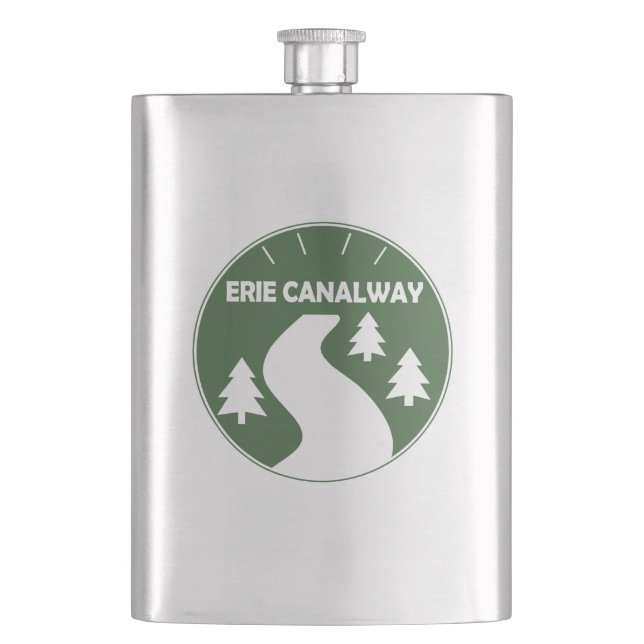 Erie Canalway Trail Flachmann (Vorderseite)