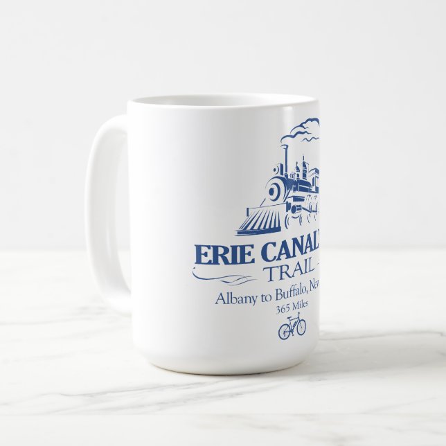 Erie Canalway Trail (RT) Kaffeetasse (Vorderseite Links)