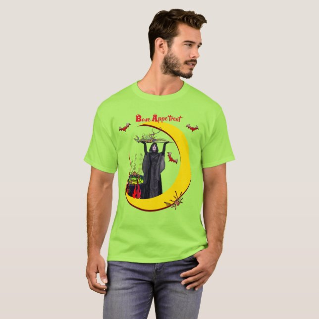 Erie Concoction Unisex Halloween Greeen T - Shirt (Vorne ganz)