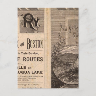 Erie-Eisenbahn Postkarte