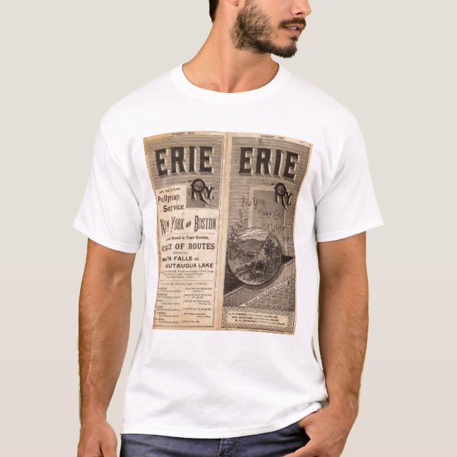 Erie-Eisenbahn T-Shirt (Vorderseite)