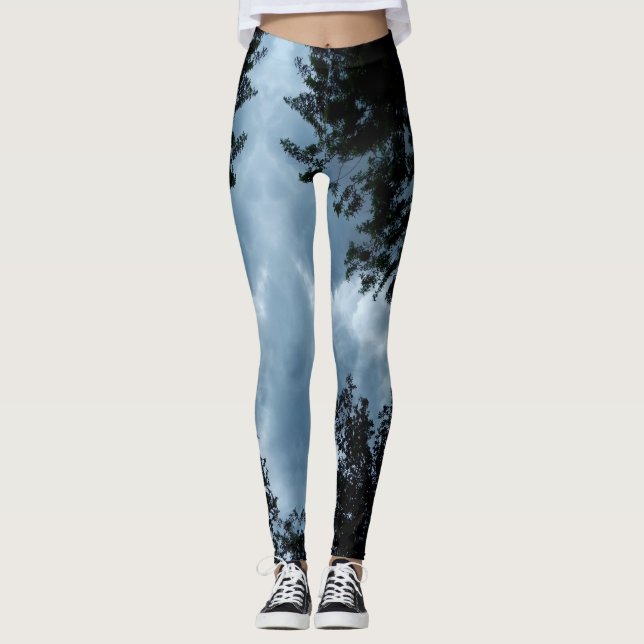 Erie-Himmel Leggings (Vorderseite)