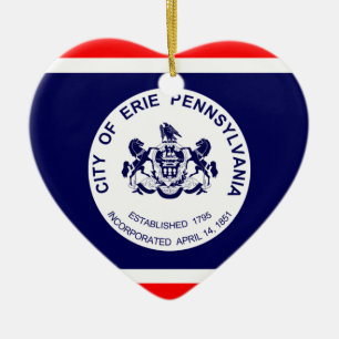 Erie, Pennsylvania, Vereinigte Staaten Keramikornament