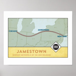 Erie Railroad Poster (11 x 14)