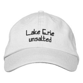 Erie-See - ungesalzen Bestickte Kappe