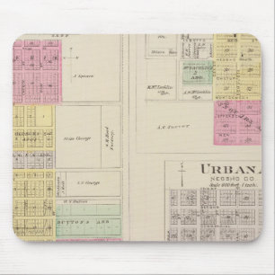 Erie, Thayer, Urbana, Kansas Mousepad