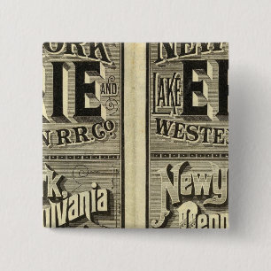 Erie- und Western-Bahn Button