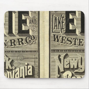 Erie- und Western-Bahn Mousepad