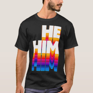 ErIhm Pronomen Retro verblasstes Design 3 T-Shirt