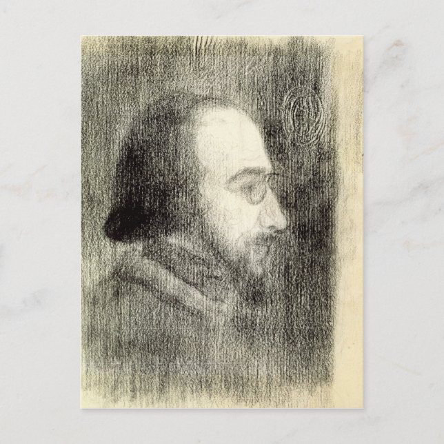Erik Satie c.1886 Postkarte (Vorderseite)
