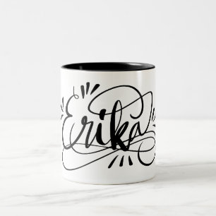 Erika - Mug à lettres personnalisées avec nom