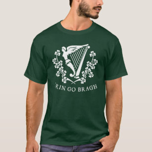 Erin gehen Bragh Harfen-T-Shirts T-Shirt