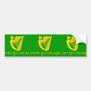 Erin gehen Bragh, Irland-Flagge Autoaufkleber