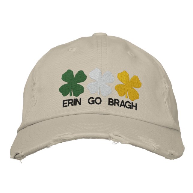 Erin Go Bragh Casquette brodé (Devant)