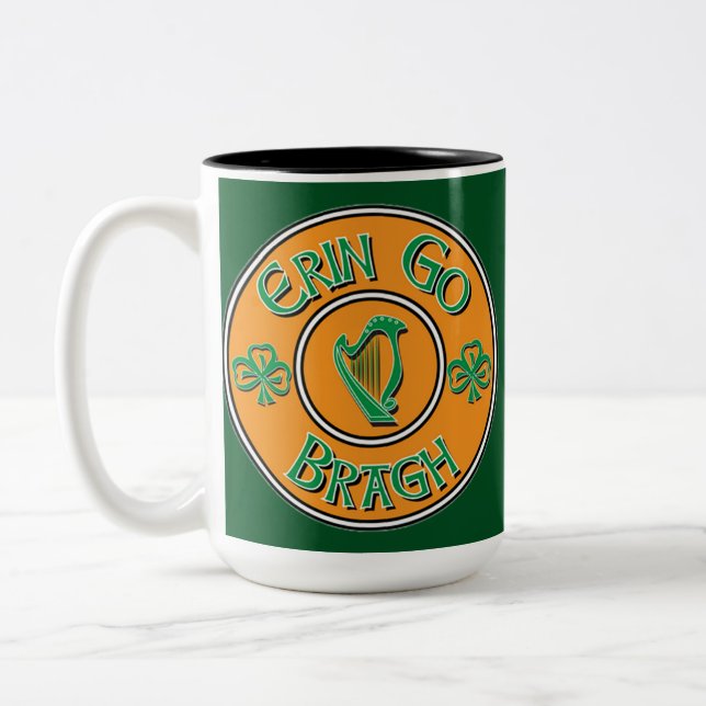 Erin Go Bragh Irish Logo Mug (Gauche)
