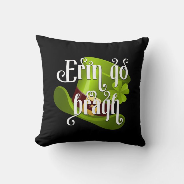 Erin go Bragh Irish Pride Kissen (Vorderseite)