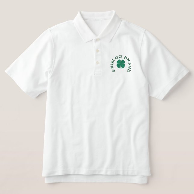 Erin Go Bragh polo Shirt (Design Vorderseite)