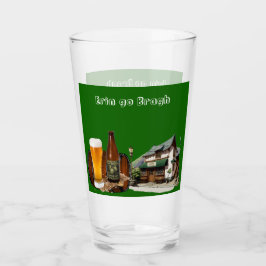 Erin Go Bragh Saint Patrick's Day Irish Beer Pub Glas