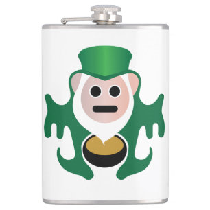 Erin-Go Clupkitz Tall Flask Leprechaun Flachmann