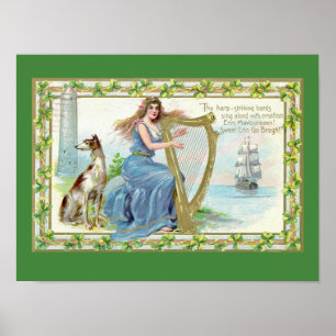 Erin Mavourneen Irish Poster
