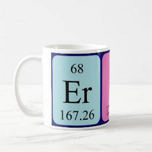 Erin Namen-Tasse periodischer Tabelle Kaffeetasse