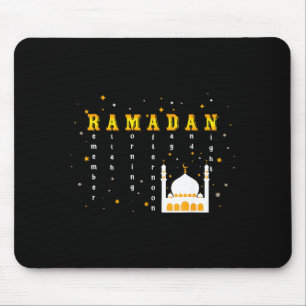 Erinnere dich an Allah Ramadan Mubarak Kareem Mousepad