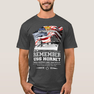ERINNERE DICH AN USS Hornet CV8 Flugzeugträger T-Shirt