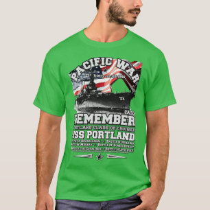 Erinnern an die USS Portland US cruiser T-Shirt