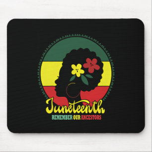 Erinnern an Juneteenth Celebrate Blac Mousepad