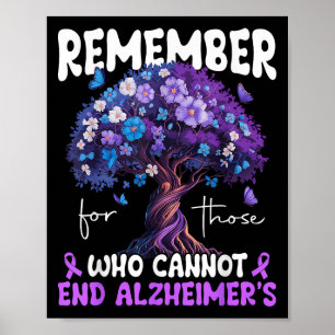 Erinnern für diejenigen, die Demenz Heimer nicht k Poster