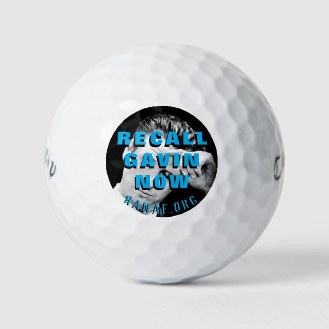 ERINNERN SIE NEWSOM JETZT AN GOLFBALLS GOLFBALL (Vorderseite)