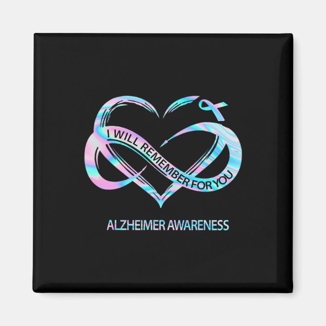 Erinnern Sie sich an Alzheimerheimer Magnet (Vorne)
