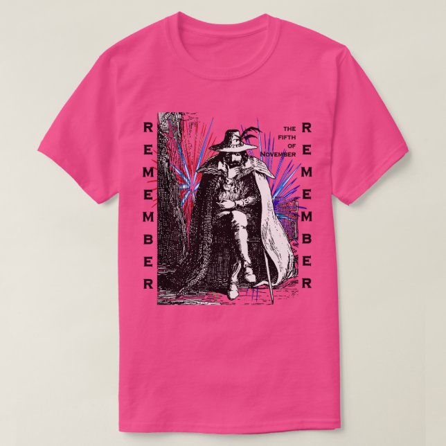 Erinnern Sie sich an den 5. November Illustrati T-Shirt (Design vorne)