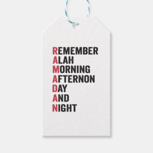 Erinnern Sie sich an den Tag und die Nacht des Nac Geschenkanhänger