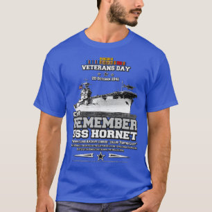 Erinnern Sie sich an den US Yorktown CV5 Flugzeugt T-Shirt