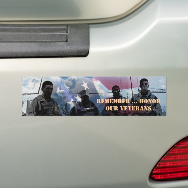 Erinnern Sie sich an die Ehre unseres Veteranen-Au Autoaufkleber (Auf Auto)