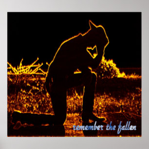 Erinnern Sie sich an die gefallenen Poster