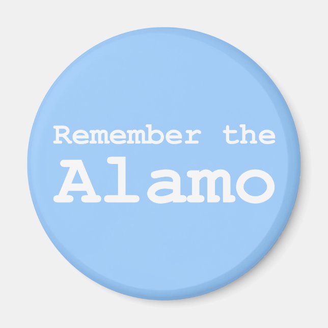 Erinnern Sie sich an die Geschenke von Alamo Magnet (Vorne)