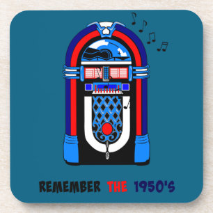 Erinnern Sie sich an die Jukebox von 1950, Getränkeuntersetzer