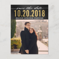 Erinnern Sie sich an die moderne Save the Date Pos