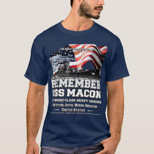 Erinnern Sie sich an die USS Macon CA132 T-Shirt