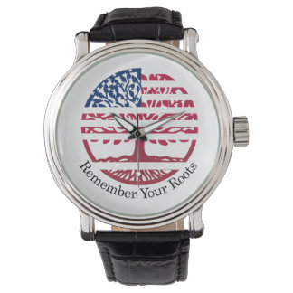 Erinnern Sie sich an Ihre Wurzeln Armbanduhr