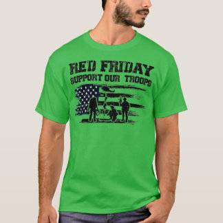 Erinnern Sie sich an jeden Veteran Deployed RED Fr T-Shirt